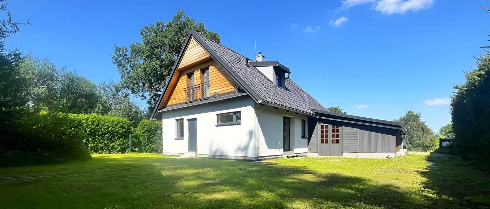Dřevostavba rodinného domu v Nových Dvorech
