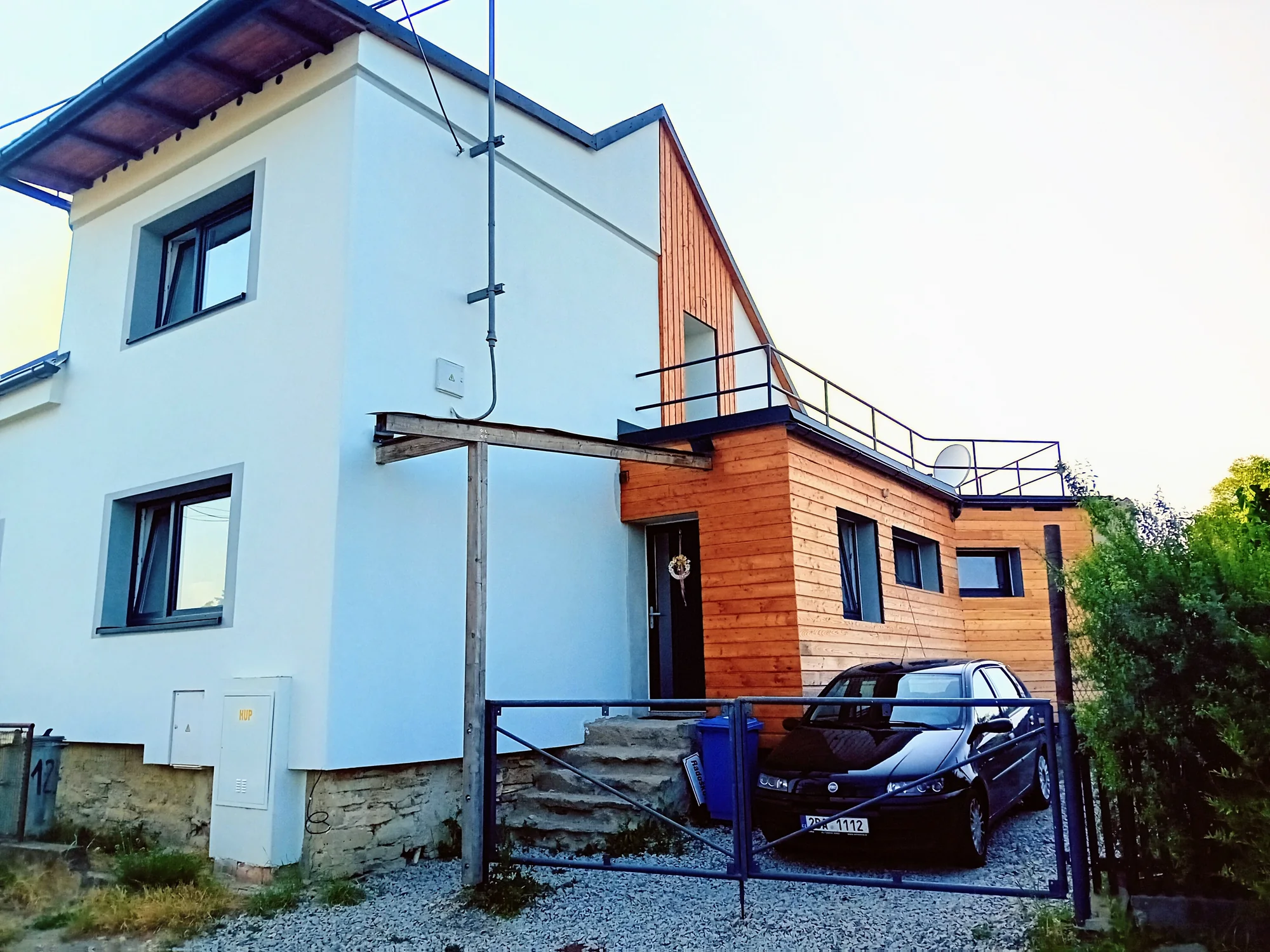 Oprava a zateplení fasády rodinného domu u Velké Bíteše