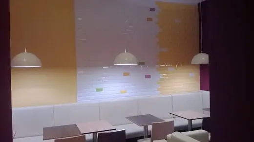 Hotová provozovna - rekonstrukce fastfood provozovny Brno, Česká