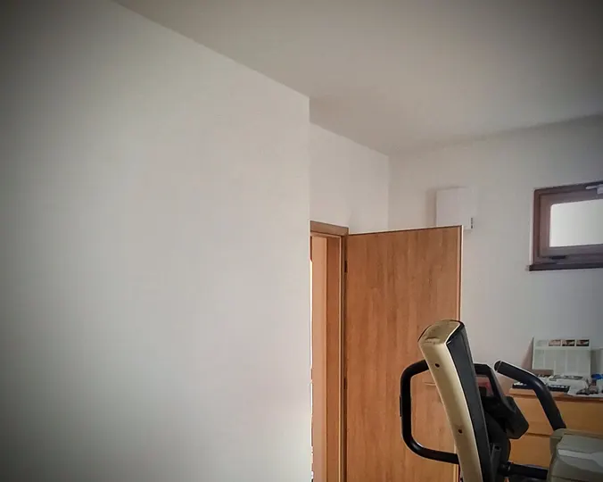 Místo před přípravou trasy pro rozvod vzduchu.