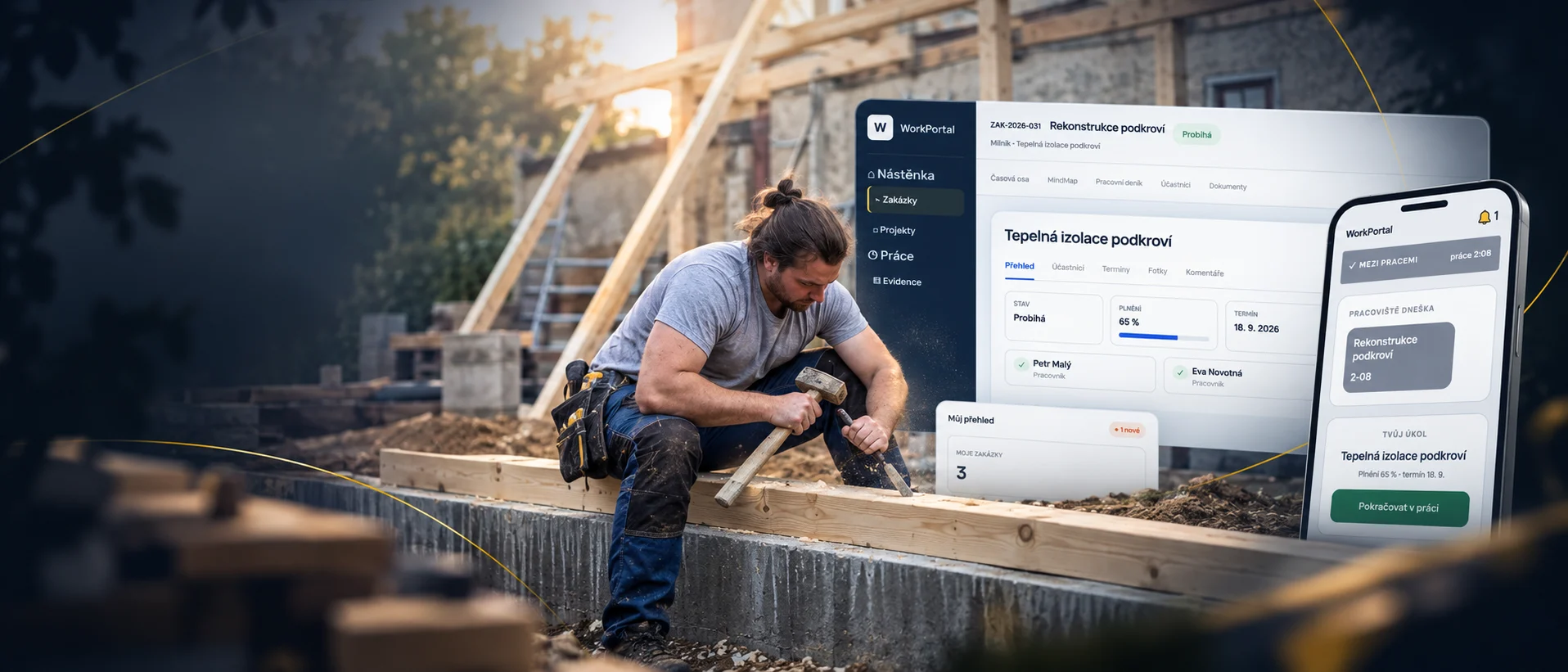 GERICO - řemeslná práce propojená s WorkPortalem